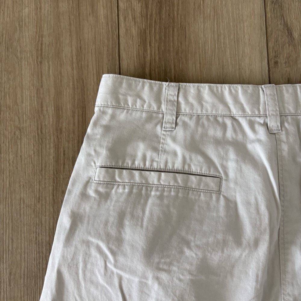Uniqlo Mens 32 x 26 Cropped Pleated Straight Leg Pants Lightweight - Picture 8 of 10